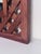 Vintage Rustic Traditional Hand-Made Solid Wood Lattice Wall Mirror For Sale - Image 11 of 13