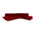 Red Alba Fabric Corner Red Sofa from Brühl For Sale - Image 8 of 15