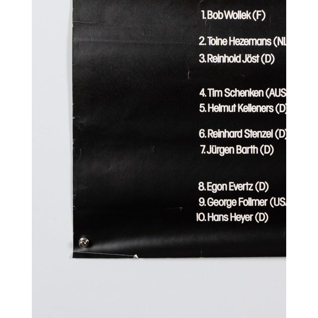 Porsche World Champions Poster by Advertising Agency Strenger, 1976 For Sale - Image 8 of 9
