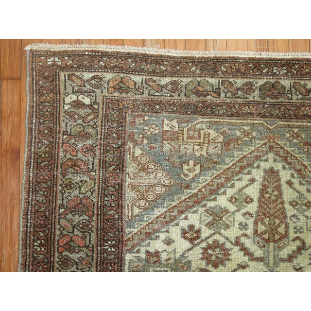 Rustic Antique Malayer Rug, 4'4'' X 6'8'' For Sale In New York - Image 6 of 8