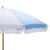 Modern Gallo 6.5 Ft Beach Fringed Umbrella, Baby Blue Cabana Stripe For Sale - Image 3 of 8