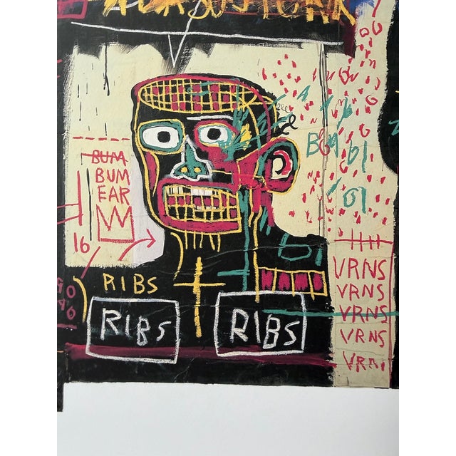 Jean Michel Basquiat (1960-1988), the Italian Version of Popey Has No Pork in His Diet, 1982, Copyright Estate of Jean Michel Basquiat Reproduction For Sale - Image 11 of 13