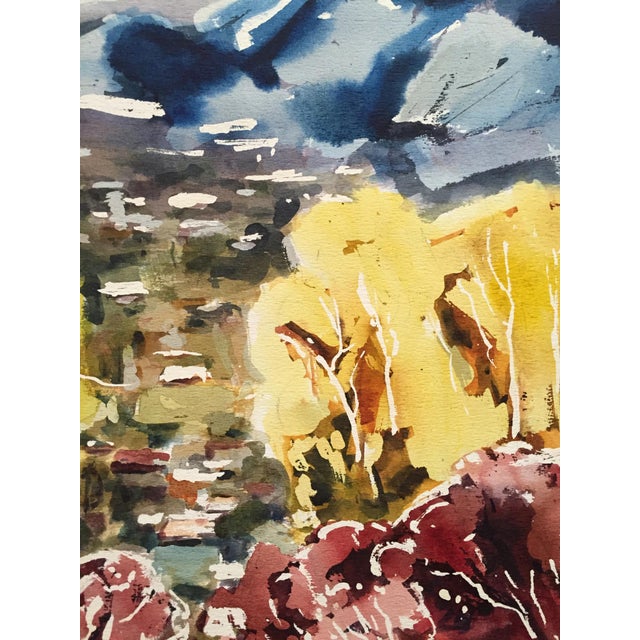 1960s Bay Area Landscape Blue Mountains For Sale - Image 4 of 7
