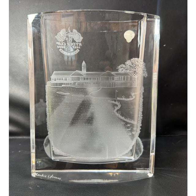 Rare Original Waterford Crystal Ryder Cup 2006 K Club Golf Trophy Award Vase For Sale - Image 16 of 18