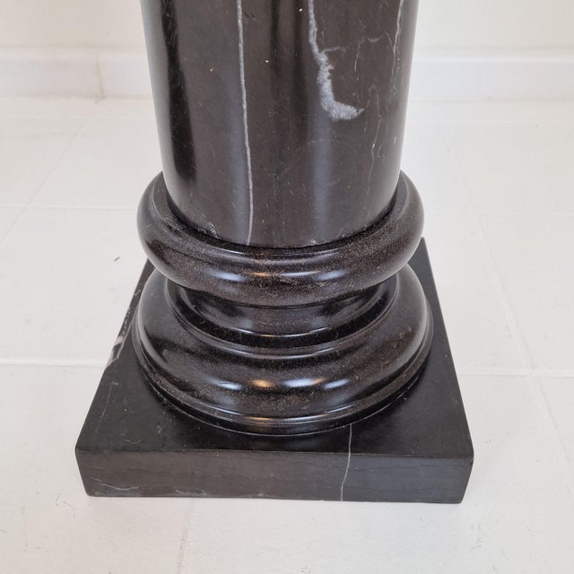 Black Pedestals in Belgian Hardstone, Set of 2 For Sale - Image 12 of 18
