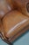 Animal Skin Vintage Dutch Cognac Colored Leather Club Chair For Sale - Image 7 of 16