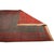 1950s Small Solid Green Modern Geometric Vintage Cotton Textile Ziloo Rug For Sale - Image 4 of 6