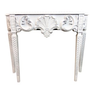 Hollywood Regency Italian Console Table For Sale