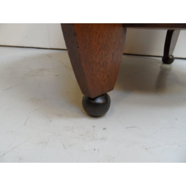 Amsterdam School Oak Coffee Table, 1890s For Sale - Image 6 of 10