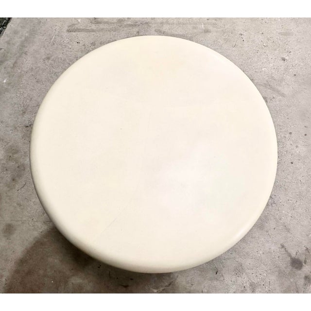 Faux Goatskin Mushroom Side/End Table, 1970 For Sale In Chicago - Image 6 of 7