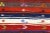 1960s Mid-Century Hand Knotted Red Striped Runner For Sale - Image 9 of 13