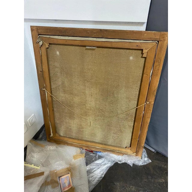 Hannes Fritz-München, Grandpa, Oil on Canvas, 1927 For Sale - Image 8 of 11