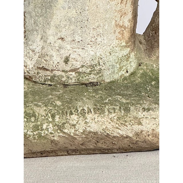 1950s Vintage Cement Cast Mushroom Sculpture For Sale In Los Angeles - Image 6 of 7