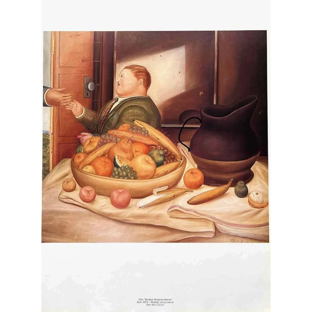Title: Bonjour Monsieur Botero Artist: Fernando Botero Country: Colombia Medium: Offset – Quadrichromie Marks: Not signed,...