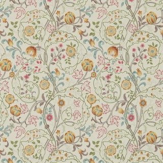 Morris & Co Mary Isobel Wallpaper in Russet/Taupe For Sale