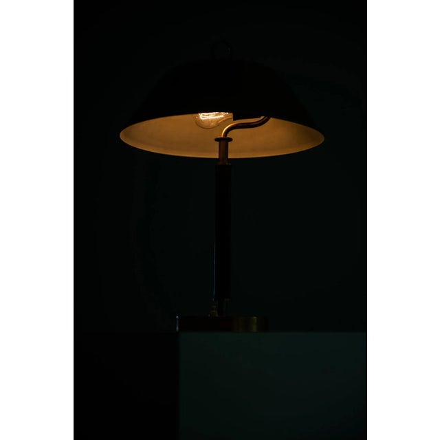Vintage Brass Table Lamp from Falkenbergs Belysning, in Very Good conditions. Designed 1950 to 1959 Up to 250V (Europe/UK...