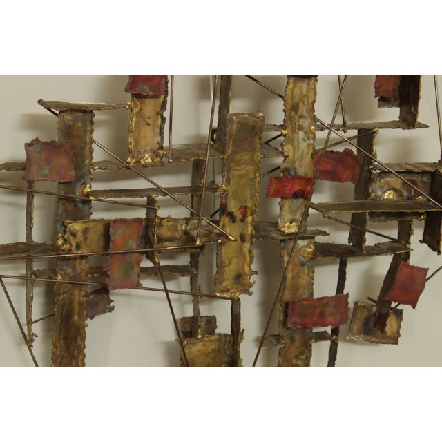 Silas Seandel Silas Seandel Large Brutalist Wall Sculpture For Sale - Image 4 of 13