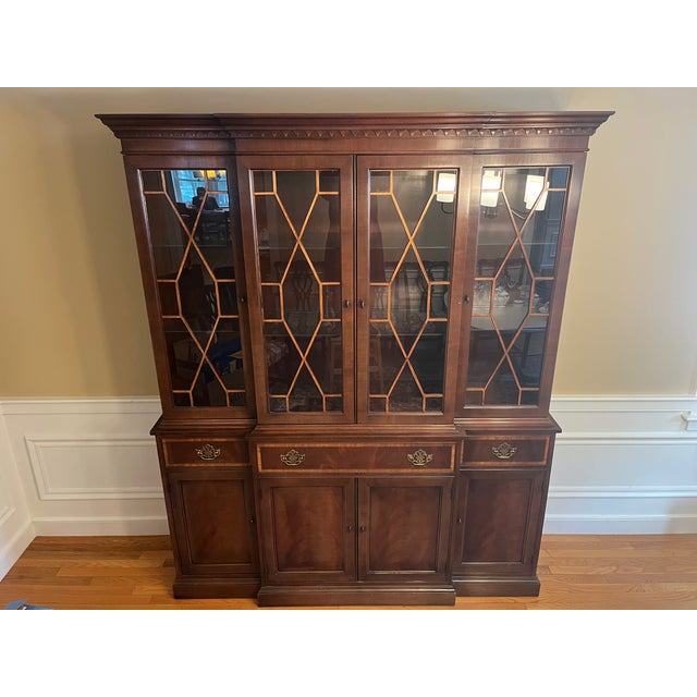 Mahogany Chippendale China Deck and Buffet For Sale In Boston - Image 6 of 16