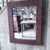 Vintage Wicker Framed Wall Mirror For Sale - Image 11 of 14