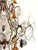 Gold-Plated Metal and Murano Glass Chandelier, 1940s For Sale - Image 14 of 18