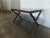 Neoclassical Marble Top Iron Table With Brass Snake For Sale In Miami - Image 6 of 13