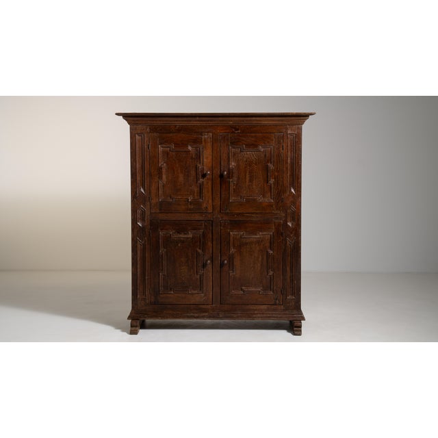 Early 19th Century Early 19th Century Neo-Baroque Cabinet in Original Patina For Sale - Image 5 of 11