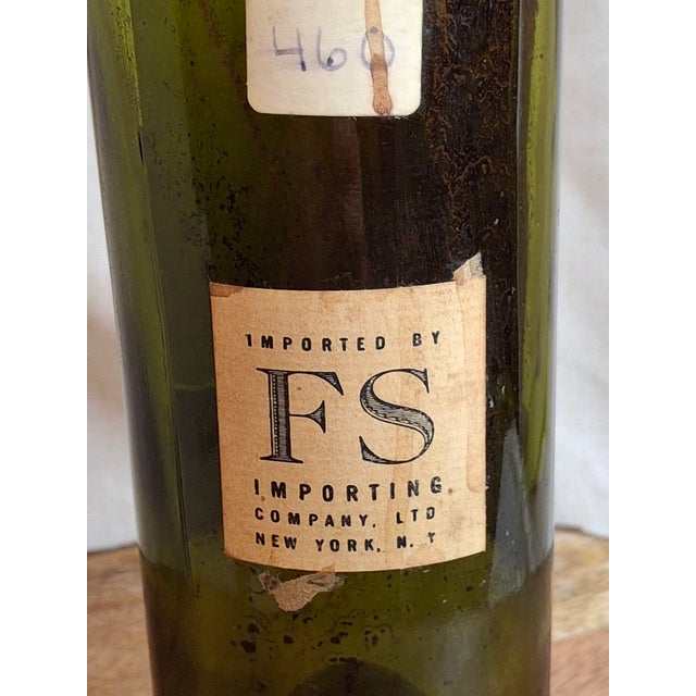 Vintage Empty 1947 Château Cos d'Estournel Wine Bottle - Heublein Rare Wine Auction For Sale - Image 11 of 16