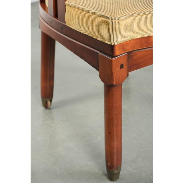 Schuitema Shaker Series Dining Chair with Yellow Fabric For Sale - Image 10 of 13