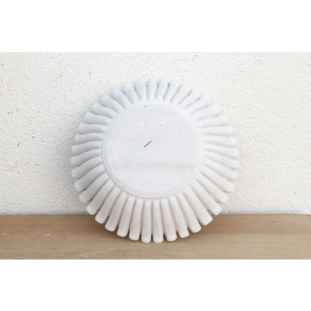 Grand Fluted Marble Catch-All For Sale - Image 4 of 7