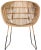 The soft modern style of this chair is embellished with architecture-inspired caged construction, finely crafted with...