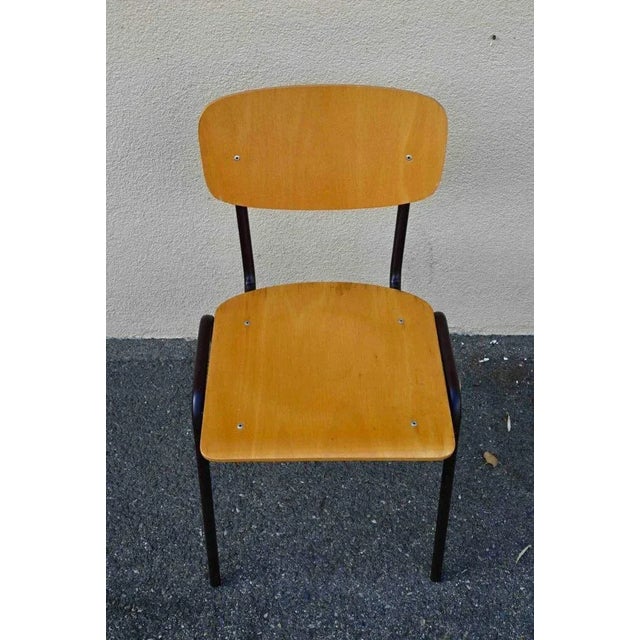 Vintage Industrial Style Kitchen Chairs, Set of 4 For Sale - Image 5 of 18