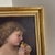 Vintage Oil Painting Child With Chick Classical Portrait Gilt Frame For Sale - Image 10 of 12