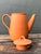 Vintage Original Orange Studio Pottery Coffee Pot For Sale - Image 4 of 12