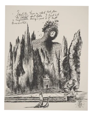 Salvador DALI, Tour for Gala, Engraving