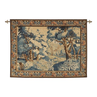 Verdure Au Grande Foret Antique Original Tapestry - 200 X 264 Cm (6’7” X 8’8”) For Sale