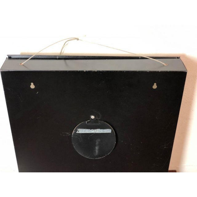 Illuminated Phonola Sign with Clock, Italy, 1960s For Sale - Image 6 of 7