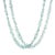 Gumps Gump''s Aquamarine Necklace Estate Double Strand 14k Gold Freeform For Sale - Image 4 of 4