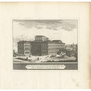 M. de Bruyn, Palazzo Barberinni, 1779, Paper For Sale