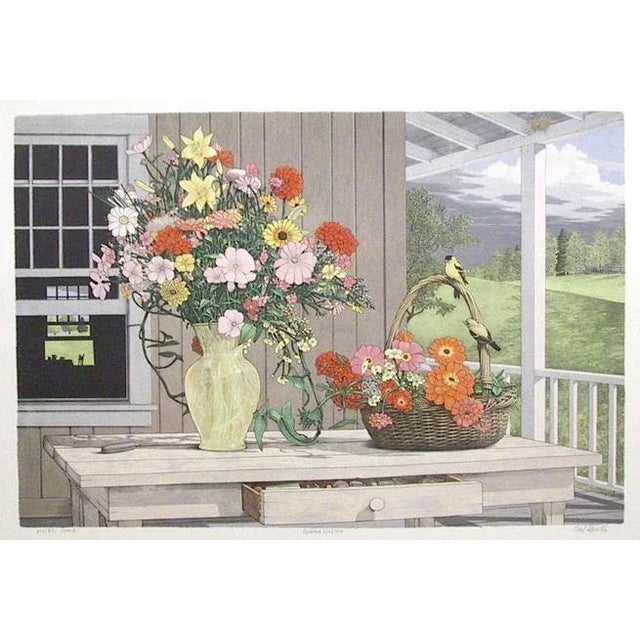 Curious Visitor Mel Hunter American (1927–2004) Date: 1994 Lithograph, signed and numbered in pencil Edition of 950 Size:...