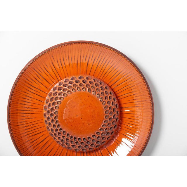 Red Flower Wall Lamp in Ceramics, 1960s For Sale - Image 6 of 12