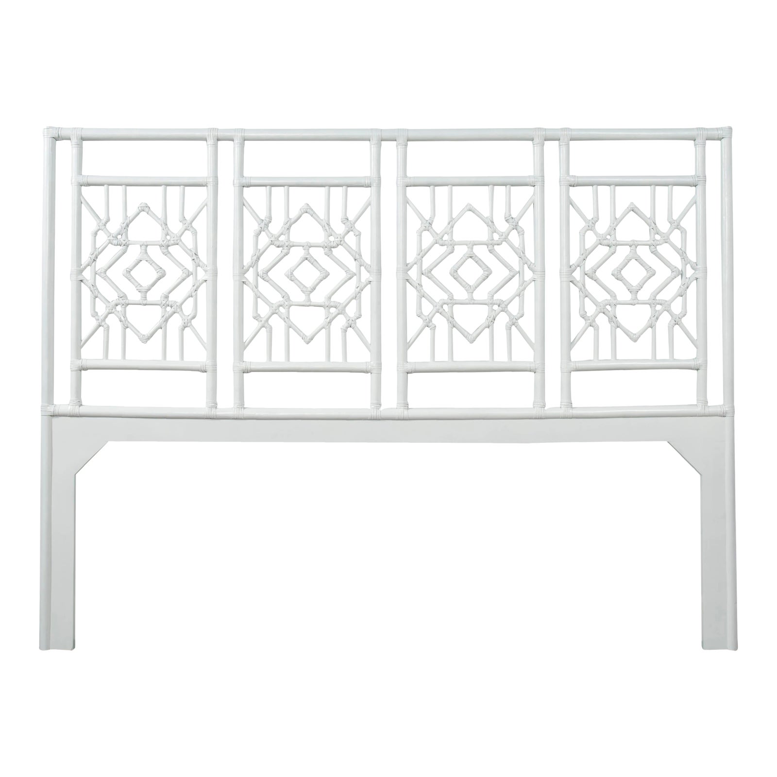 Tulum Headboard King White Chairish