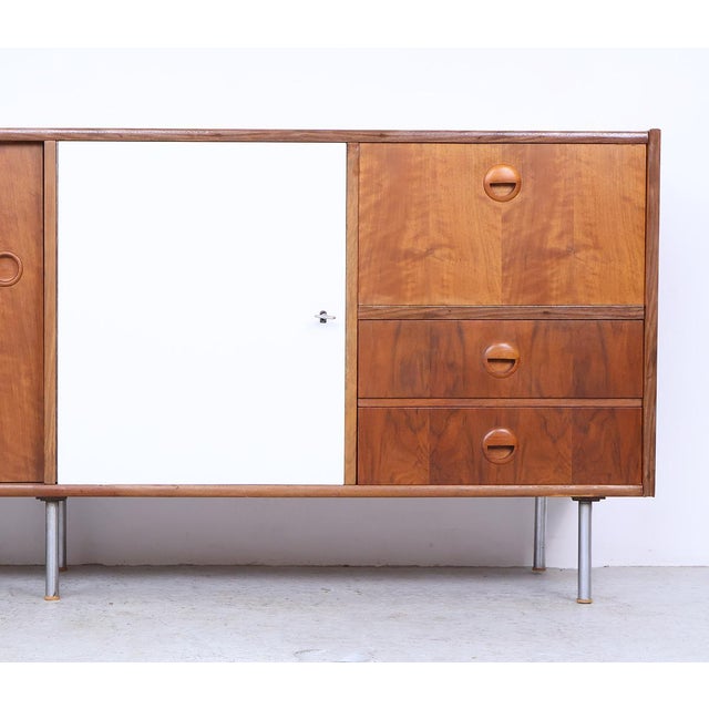 Vintage Walnut Sideboard by William Watting for Fristho, 1960s For Sale - Image 11 of 18
