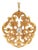 19th Century Victorian 18 Karat Hand Pierced and Carved Old Mine Cut Diamond Pendant For Sale
