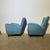 Modern Mid-Century Blue Armchairs from Isa Bergamo, 1950s, Set of 2 For Sale - Image 3 of 16
