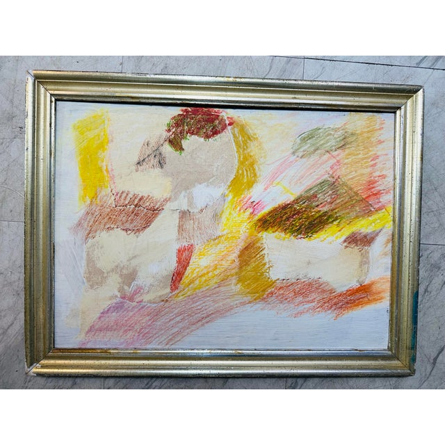 Midcentury Modern Abstract Painting For Sale - Image 4 of 9