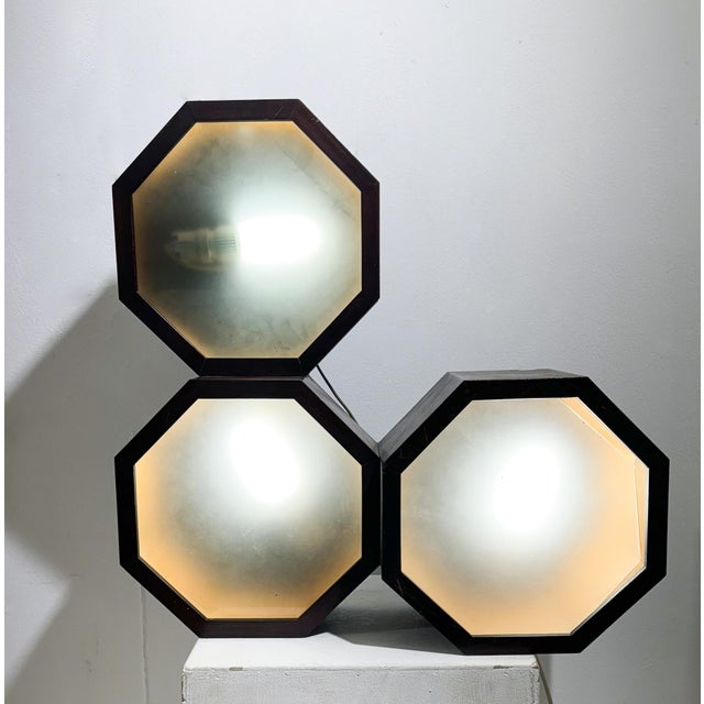Mid-Century Wooden Wall light/ Ceiling Light, Italy, 1960s Up to 250V (Europe/UK Standard).The wiring of this item may be...