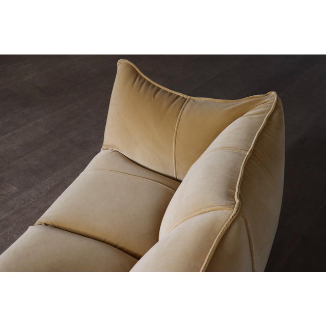 Le Bambole Sofa in Buffalo Leather by Mario Bellini for B&B Italia, 1970s For Sale - Image 6 of 17