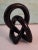 Vintage Black Knot Rings Sculpture For Sale - Image 4 of 8