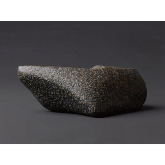 Art Deco Handmade Crystal Vase With Gobi Desert Stone Base – Unique Home Decor For Sale - Image 3 of 7