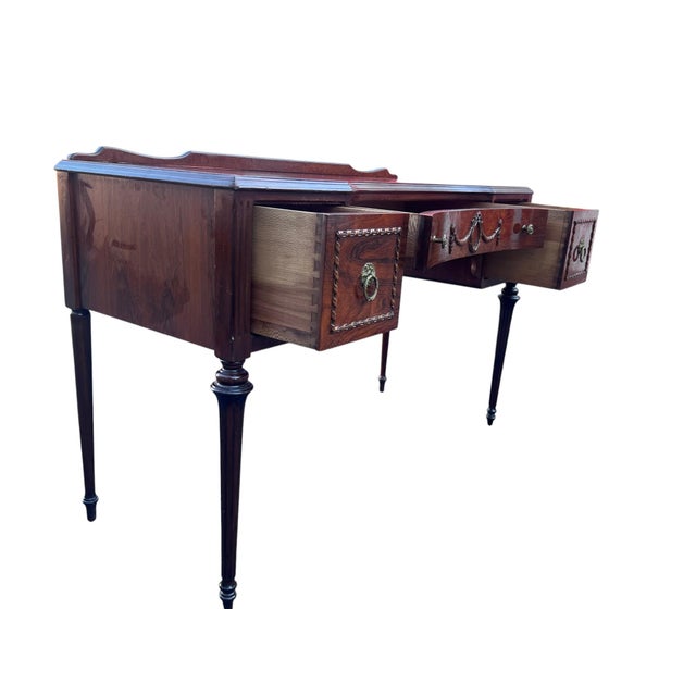Early 20th Century Rosewood Desk For Sale - Image 14 of 18